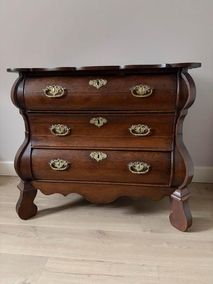 Antiek buikkastje, Huis en Inrichting, Kasten | Ladekasten, Zo goed als nieuw, Minder dan 100 cm, 50 tot 100 cm, 25 tot 50 cm