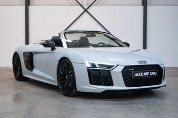 Audi R8 Spyder 5.2 FSI quattro | Suzuka Gray | B&O | Sportui beschikbaar voor biedingen
