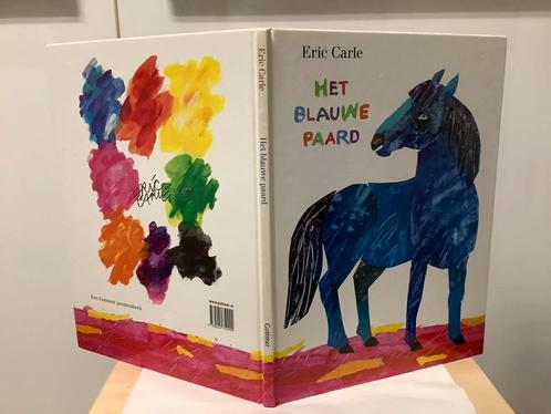 Boek Eric Carle Het blauwe paard kunst schilder Franz Marc, Boeken, Kinderboeken | Kleuters, Gelezen, 4 jaar, Jongen of Meisje