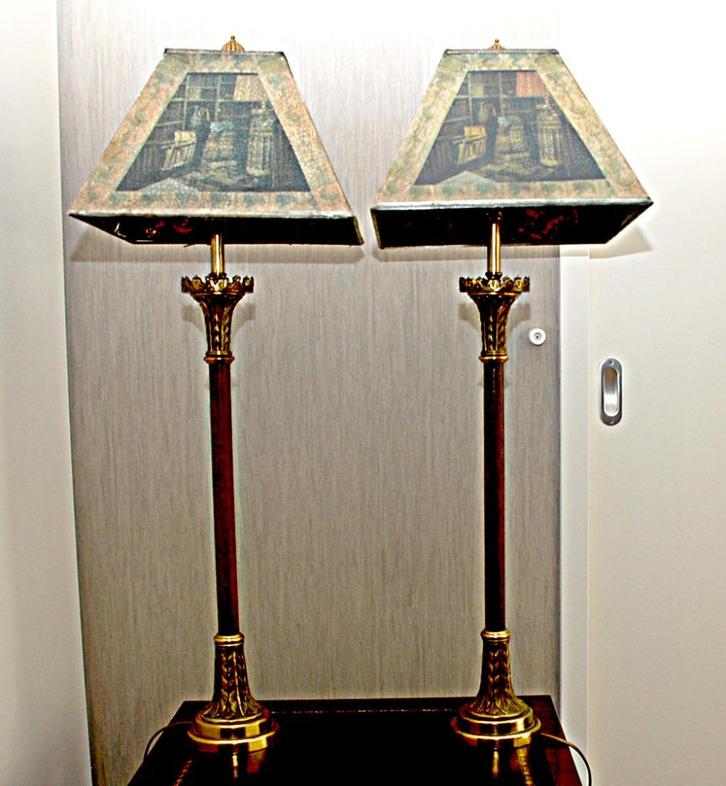 Nostalgische tafellampen, Huis en Inrichting, Lampen | Tafellampen, Minder dan 50 cm, Ophalen