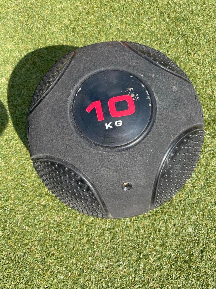 Marcy Medicine Ball - 10 kg, Sport en Fitness, Fitnessmaterialen, Gebruikt, Medicijnbal, Armen, Ophalen