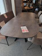 Organische eetkamer tafel HPL 240x110 cm, betonlook, Huis en Inrichting, Tafels | Salontafels, Ophalen, Overige materialen, 200 cm of meer