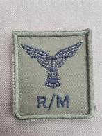 Borstpatch R / M    RIGGER/ MARSCHALLER, Ophalen of Verzenden, Landmacht, Nederland, Embleem of Badge
