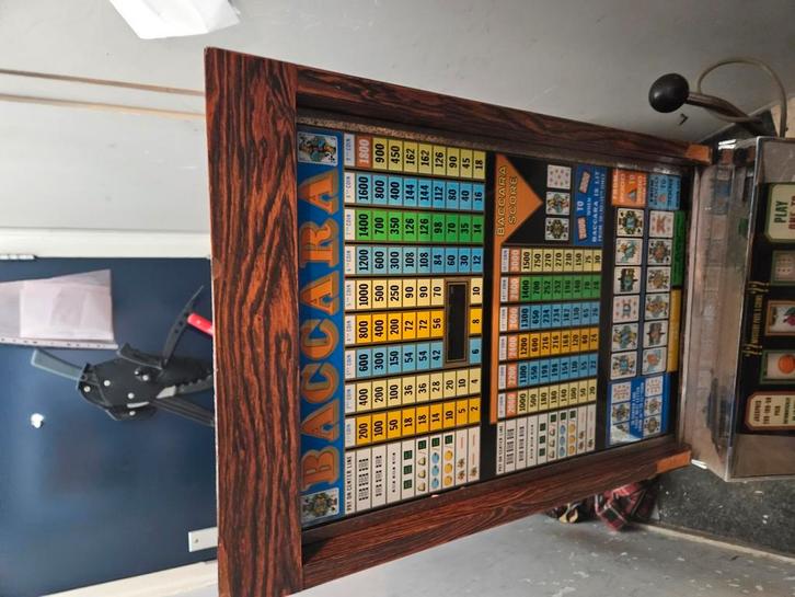 Eenarmige bandiet bacara opvoerkast, Verzamelen, Automaten | Gokkasten en Fruitautomaten, Gebruikt, Euro, Ophalen