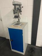 Te koop tafel kolomboormachine met onderkast, Ophalen, Zo goed als nieuw, Kolomboormachine, Variabele snelheid