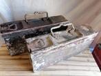 Bovo Alluminium vroege mg kistjes, Verzamelen, Militaria | Tweede Wereldoorlog, Ophalen of Verzenden, Landmacht, Duitsland, Hulzen of Bodemvondsten