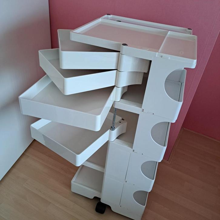 Witte Joe Colombo trolley. 1970 The only original., Huis en Inrichting, Kasten | Overige, Zo goed als nieuw, Ophalen