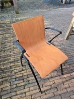 Schoolstoelen met leuning, Huis en Inrichting, Stoelen, Ophalen, Gebruikt, Bruin, Vijf, Zes of meer stoelen