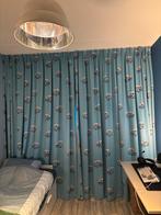 Gordijnen blauw met Volkswagen VW hippiebus / bus, Huis en Inrichting, Ophalen of Verzenden, Gebruikt, Blauw, 200 cm of meer
