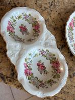 Old Foley Harmony Rose dubbele schaal, Antiek en Kunst, Ophalen