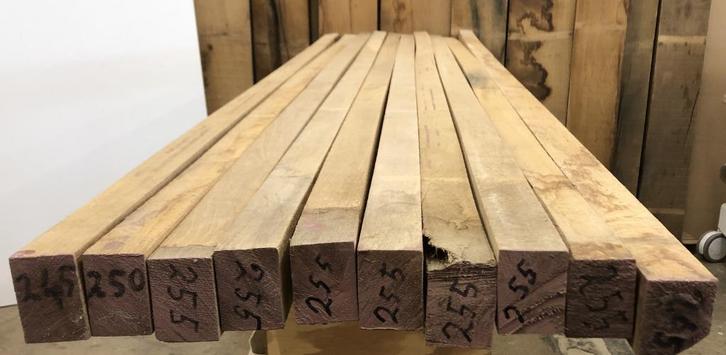 eiken balken 265x7x5cm ideaal voor het maken van een mancave, Huis en Inrichting, Barren, Nieuw, Ophalen