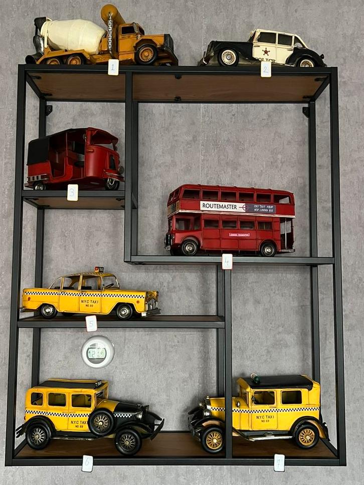 Brocante blikken auto’s, Antiek en Kunst, Curiosa en Brocante, Ophalen of Verzenden