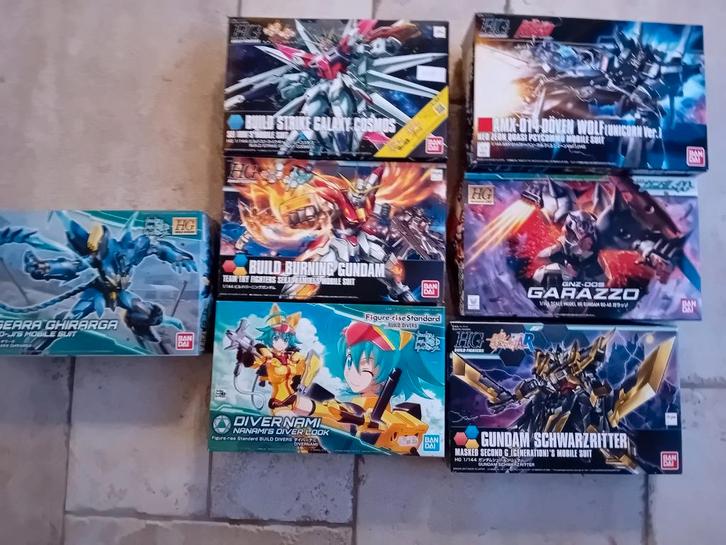 Gundam Transformers A t/m G van bandai, Verzamelen, Transformers, Zo goed als nieuw, Overige generaties, Ophalen of Verzenden