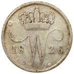 Willem 1 - oude 10 Cents zilver 1826 Utrecht schaars fr+ (, Zilver, Ophalen of Verzenden, 10 cent, Koning Willem I