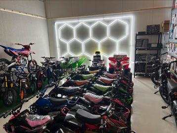 Electrische en benzine quads en crossers met showroom beschikbaar voor biedingen