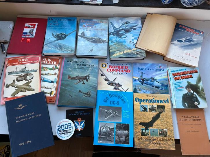 (D)collectie luchtvaart- militaire boeken luchtmacht, WOII,, Verzamelen, Militaria | Algemeen, Luchtmacht, Boek of Tijdschrift