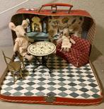 Vintage retro leuk poppenhuis koffertje huisje maileg behang, Kinderen en Baby's, Speelgoed | Poppenhuizen, Ophalen of Verzenden