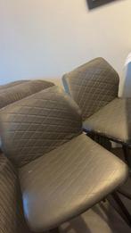 Barkrukken 4 stuks, Huis en Inrichting, Stoelen, Ophalen, Gebruikt, Grijs, Vier