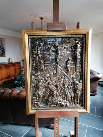 antiek monumentaal relief in terracotta donatello 1386-1466 beschikbaar voor biedingen