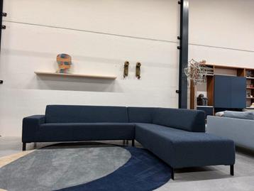 Nieuw Gelderland 6511 Hoekbank Blauw Zero stof design Bank beschikbaar voor biedingen