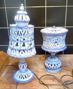2 Tunesische handgemaakte keramische lampen, Ophalen