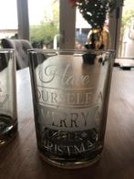 RM waxine licht  glazen, Ophalen of Verzenden, Zo goed als nieuw