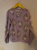 Trui met Unicorn afbeeldingen, Kinderen en Baby's, Kinderkleding | Maat 134, Ophalen of Verzenden, Zo goed als nieuw, Meisje, Trui of Vest