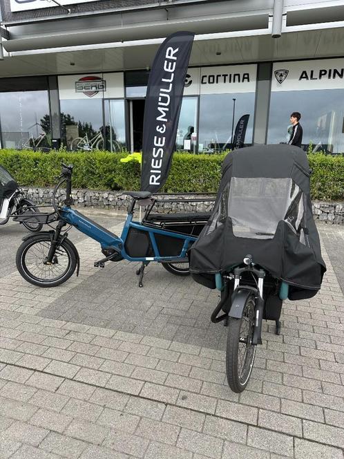 Demomodel Riese und Müller Longtail en Carrie Cargo korting, Kinderen en Baby's, Overige Kinderen en Baby's, Zo goed als nieuw