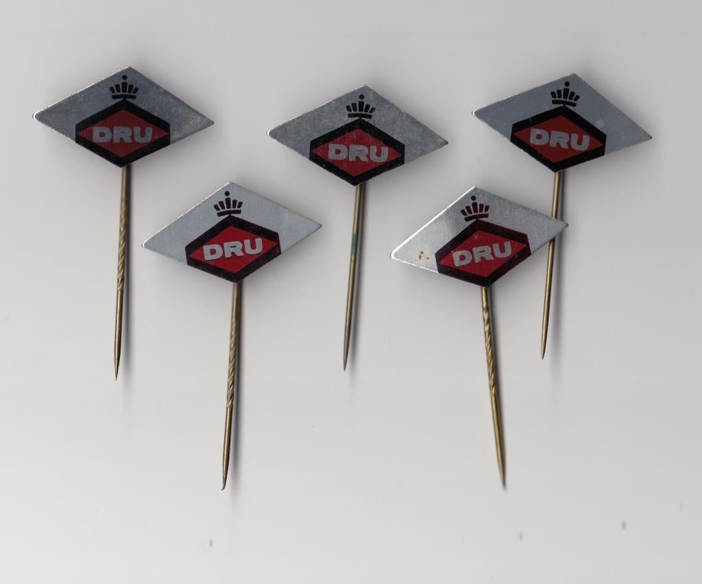 DRU Diepenbrock en Reigers Ulft speldjes, Gebruikt, Niet vindbaar, Niet vindbaar, Speldje of Pin