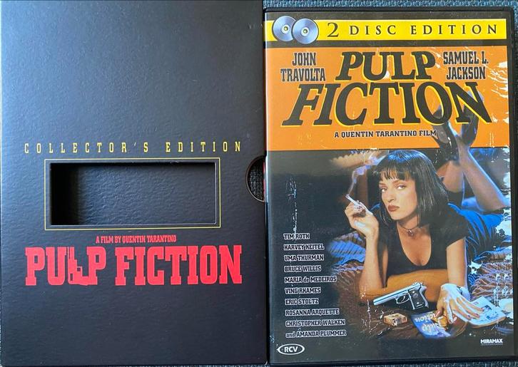 Pulp Fiction Collector's Edition DVD, Cd's en Dvd's, Dvd's | Actie, Zo goed als nieuw, Actie, Vanaf 16 jaar, Ophalen of Verzenden