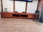 Teakhouten TV Meubel - 240cm, Ophalen, Gebruikt, Teakhout, 200 cm of meer