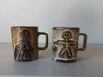 2 sterrenbeeld bekers Hannie Mein, Antiek en Kunst, Antiek | Keramiek en Aardewerk, Ophalen of Verzenden