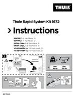 Voeten-/kitset Thule dakdragers Seat, Skoda, VW Up, Auto diversen, Dakdragers, Thule, Gebruikt, Ophalen of Verzenden, Thule