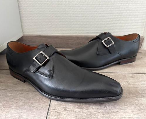 Super mooie nieuwe zwarte gesp schoenen Van Lier (Maat 47), Kleding | Heren, Schoenen, Nieuw, Gespschoenen, Zwart, Verzenden