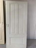 Mooie witte houten paneel deur met 3 vlakken 83x197,5 cm, Doe-het-zelf en Verbouw, Deuren en Horren, Ophalen, 80 tot 100 cm, Binnendeur