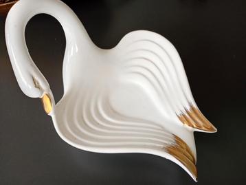 Porseleinen schaaltje zwaan  beschikbaar voor biedingen