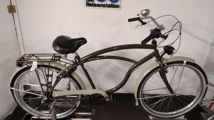 Johnny Loco Beach Cruiser Jongensfiets, Fietsen en Brommers, Fietsen | Cruisers en Lowriders, Gebruikt, Heren, Cruiser, Staal