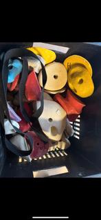 Klimband Stenen Set met Touw en Lier, Ophalen of Verzenden, Gebruikt, Klimsport-accessoire