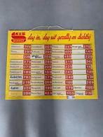 4=6 vintage supermarkt reclamebord signing display Spar, Reclamebord, Gebruikt, Ophalen of Verzenden