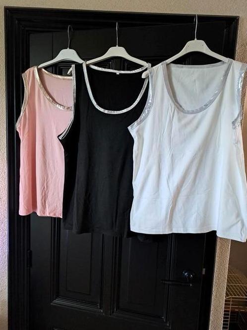 HES/T SHIRT MAAT XL 3 KLEUREN 3 STUKS, Kleding | Dames, T-shirts, Nieuw, Maat 46/48 (XL) of groter, Zwart, Korte mouw, Ophalen of Verzenden