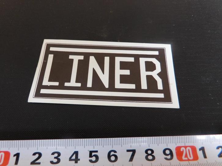 sticker LINER, Verzamelen, Stickers, Zo goed als nieuw, Ophalen