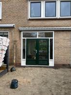 Kunststof kozijn met openslaande deuren, Doe-het-zelf en Verbouw, Kozijnen en Schuifpuien, Ophalen, Kunststof, Gebruikt, Deurkozijn