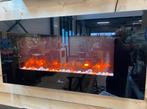 Elektrische sfeerhaard 120cm - Livin Flame Dublin led haard, Ophalen, Zo goed als nieuw, Hangende haard, Elektrische haard