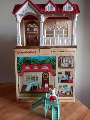 Sylvanian families frambozenhuis compleet met de doos  beschikbaar voor biedingen