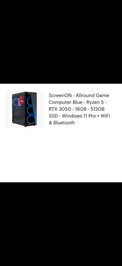 Sharkoon PC - Gading - weinig gebruikt, Computers en Software, Desktop Pc's, Zo goed als nieuw, Onbekend, HDD, Minder dan 4 GB