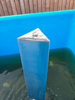 Rvs waterornament met pomp, Tuin en Terras, Ophalen, Gebruikt, Rvs, Waterornament