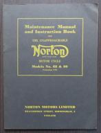 Norton 88 & 99 Maintenance Manual P94 - 1959, Motoren, Overige merken
