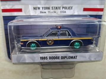 1985 Dodge Diplomat Greenlight 1/64 Chase New York Police beschikbaar voor biedingen