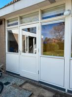 Kozijn met deur, 75 tot 150 cm, Deurkozijn, Ophalen of Verzenden, Zo goed als nieuw