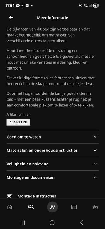 Ikea Malm bed 1-persoons met lattenbodem - afbeelding 3